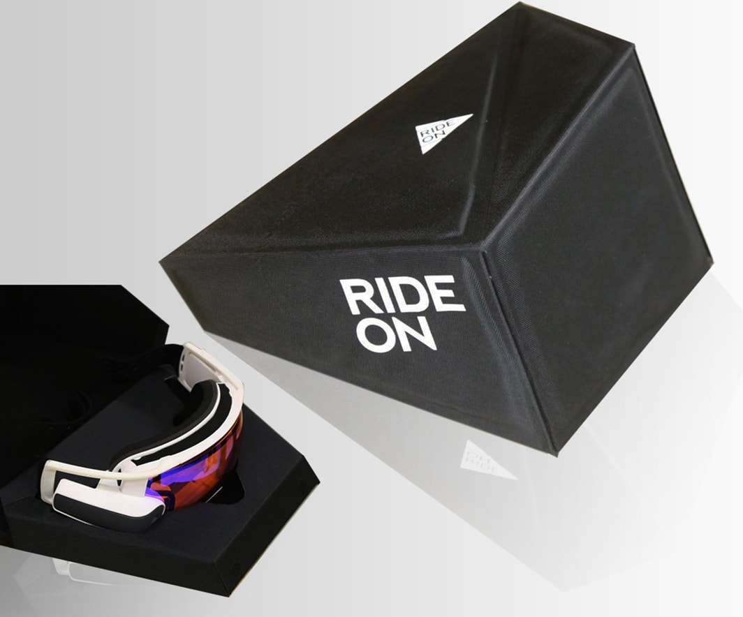 RideOn עיצוב אריזות למשקפי סקי