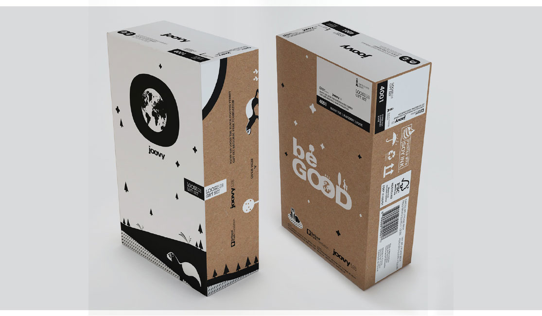 Joovy-packge-design brown packaging recycle