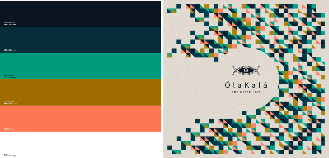 branding color palate notfromhere brand agency