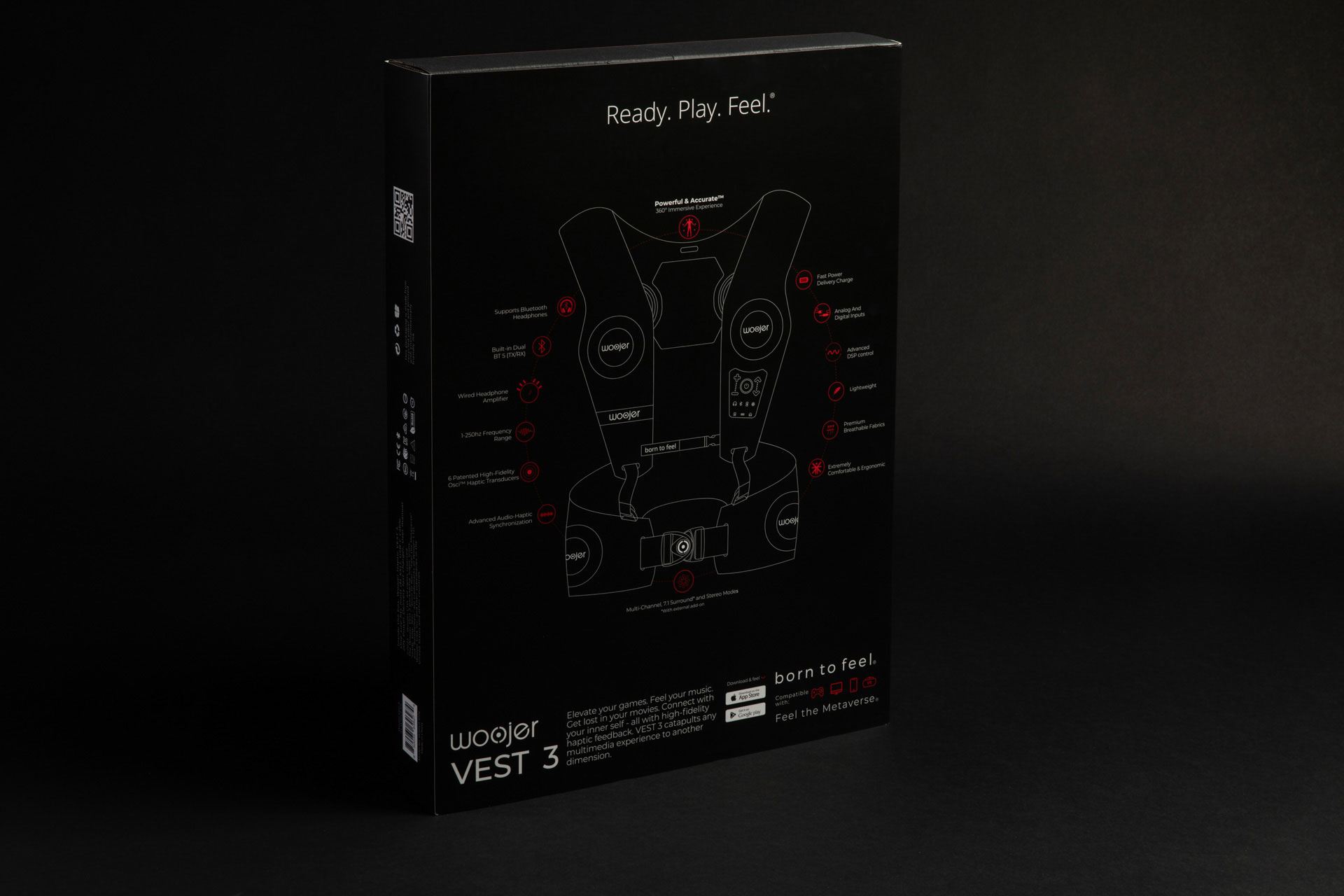 Smart electronic device for gaming, movies, VR, Vest3 package design by Gili BarShay at NotFromHere