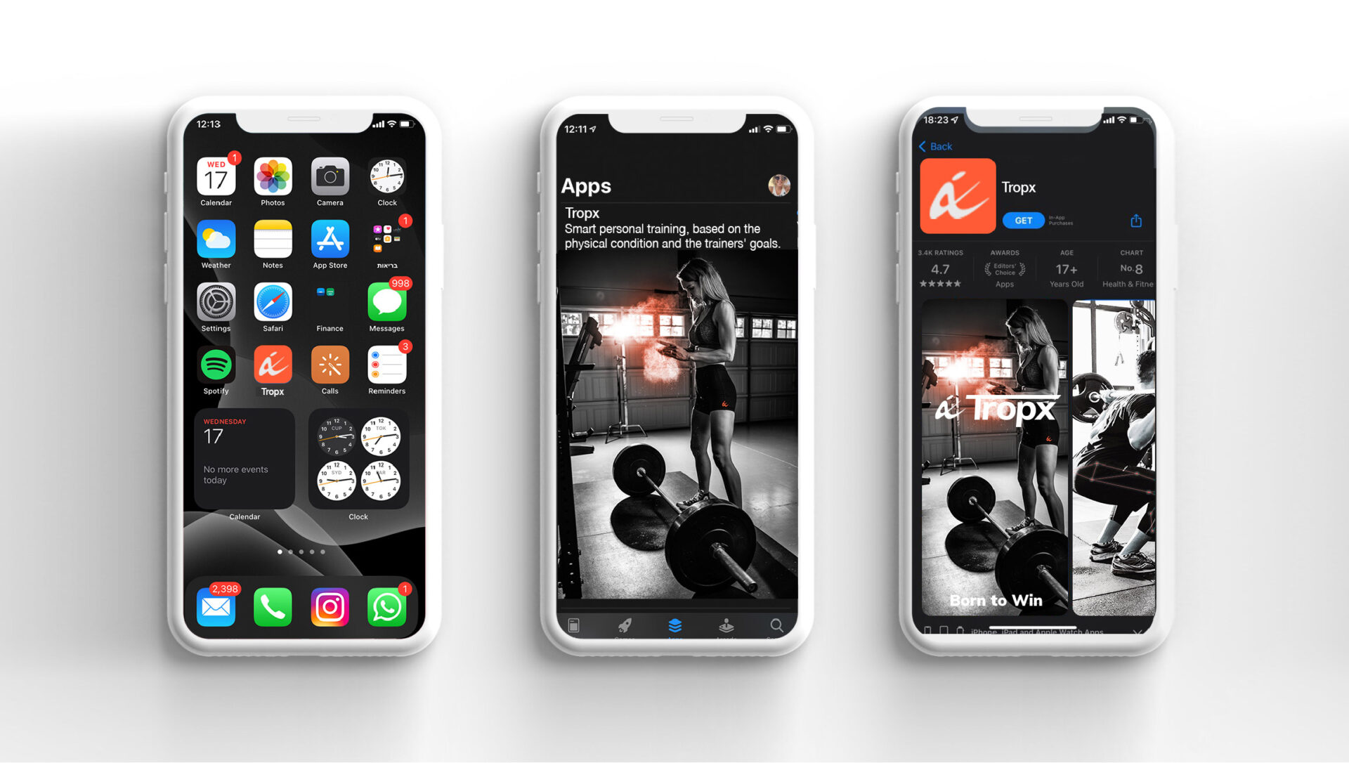 אפליקציית אימון כושר ומדיטציה.