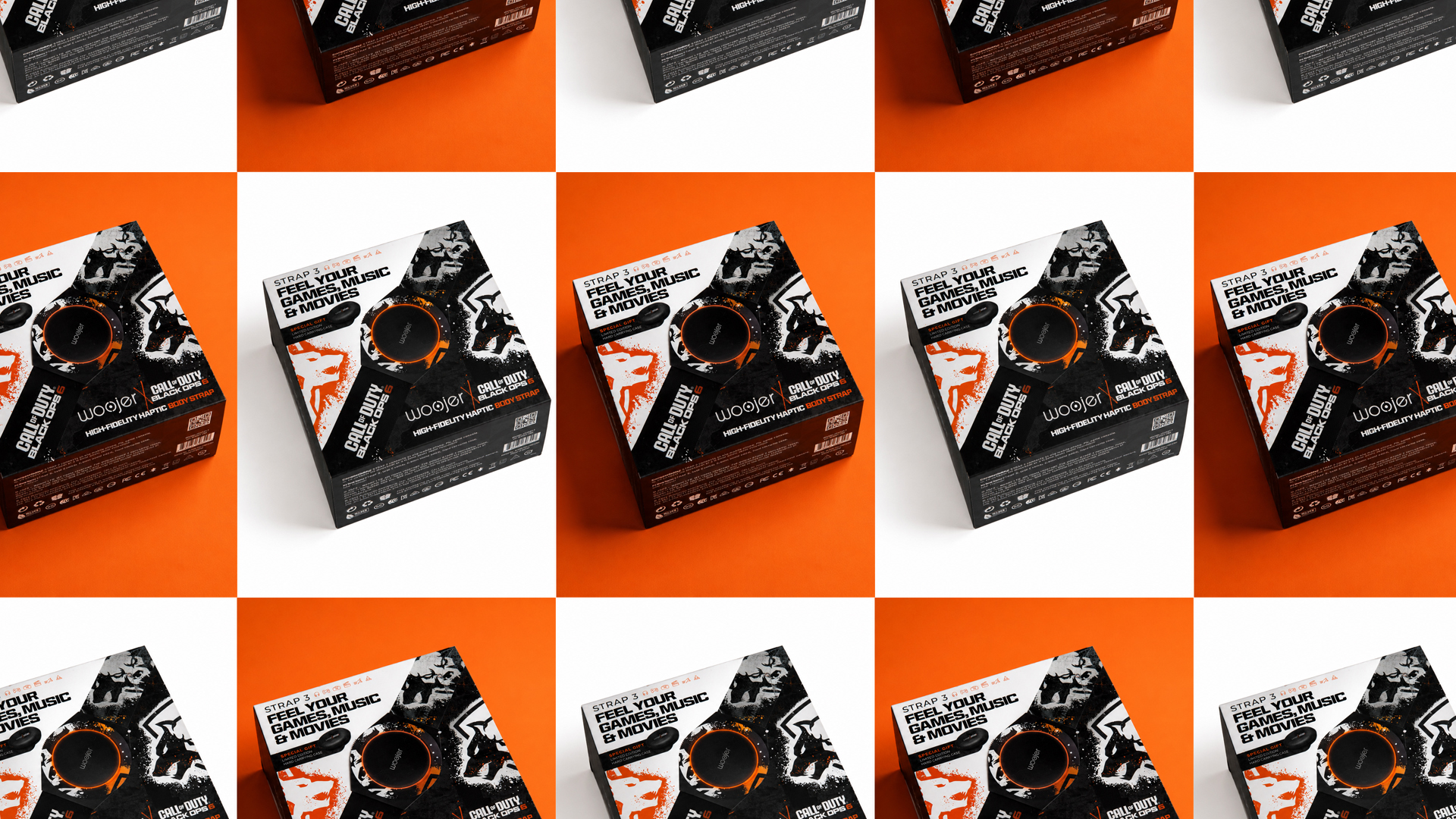 woojer Starp +COD package design