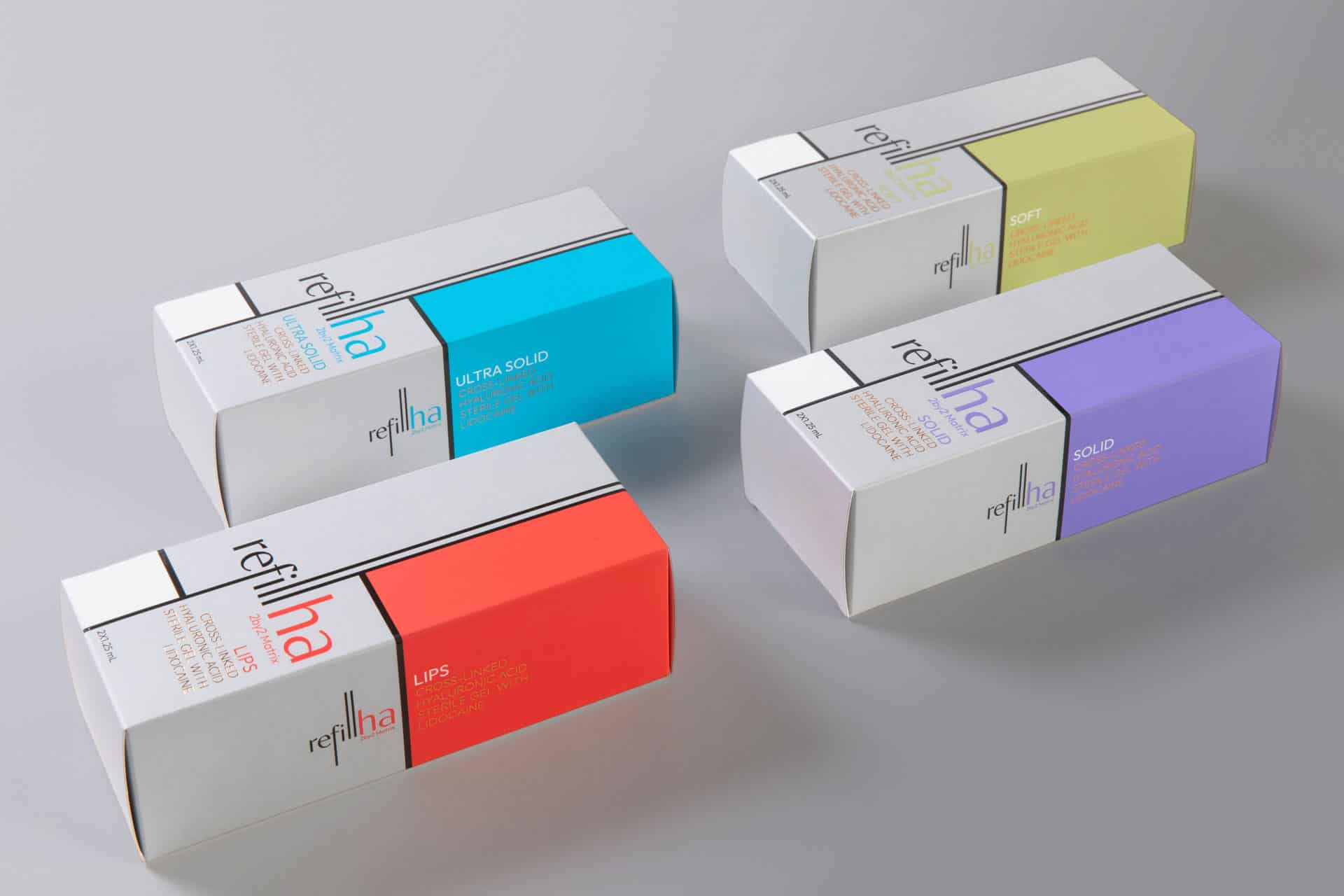 אריזה למוצרי ביוטי וקוסמטיקה מזרקים למילוי ריפיליה עיצוב ומיתוג NFH