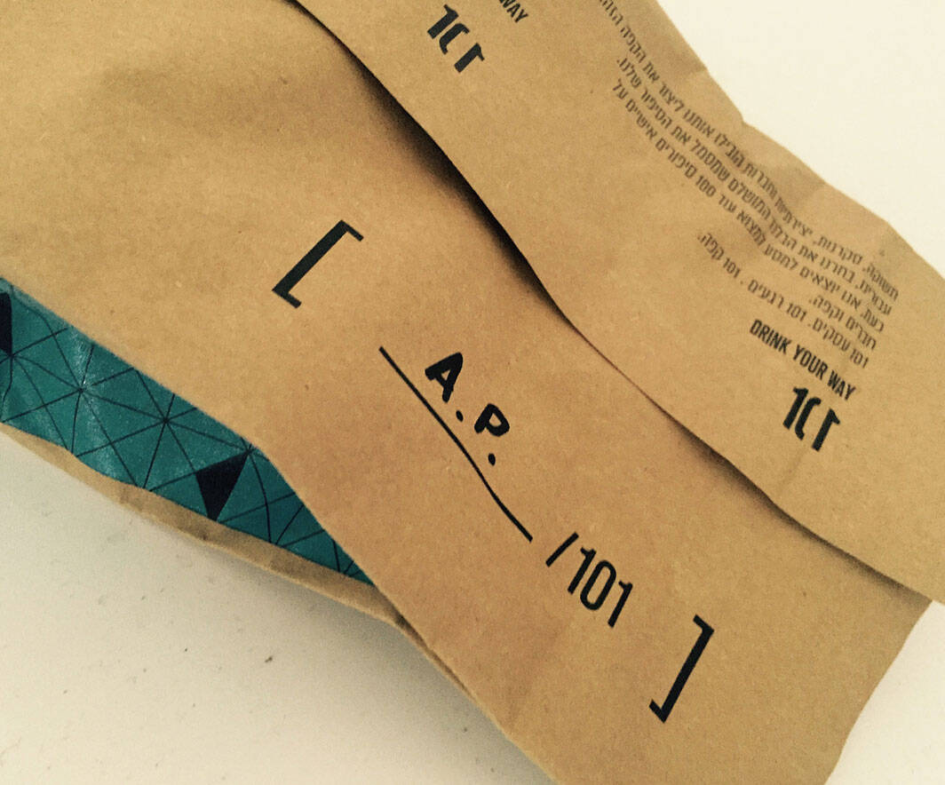 brown craft coffee packages