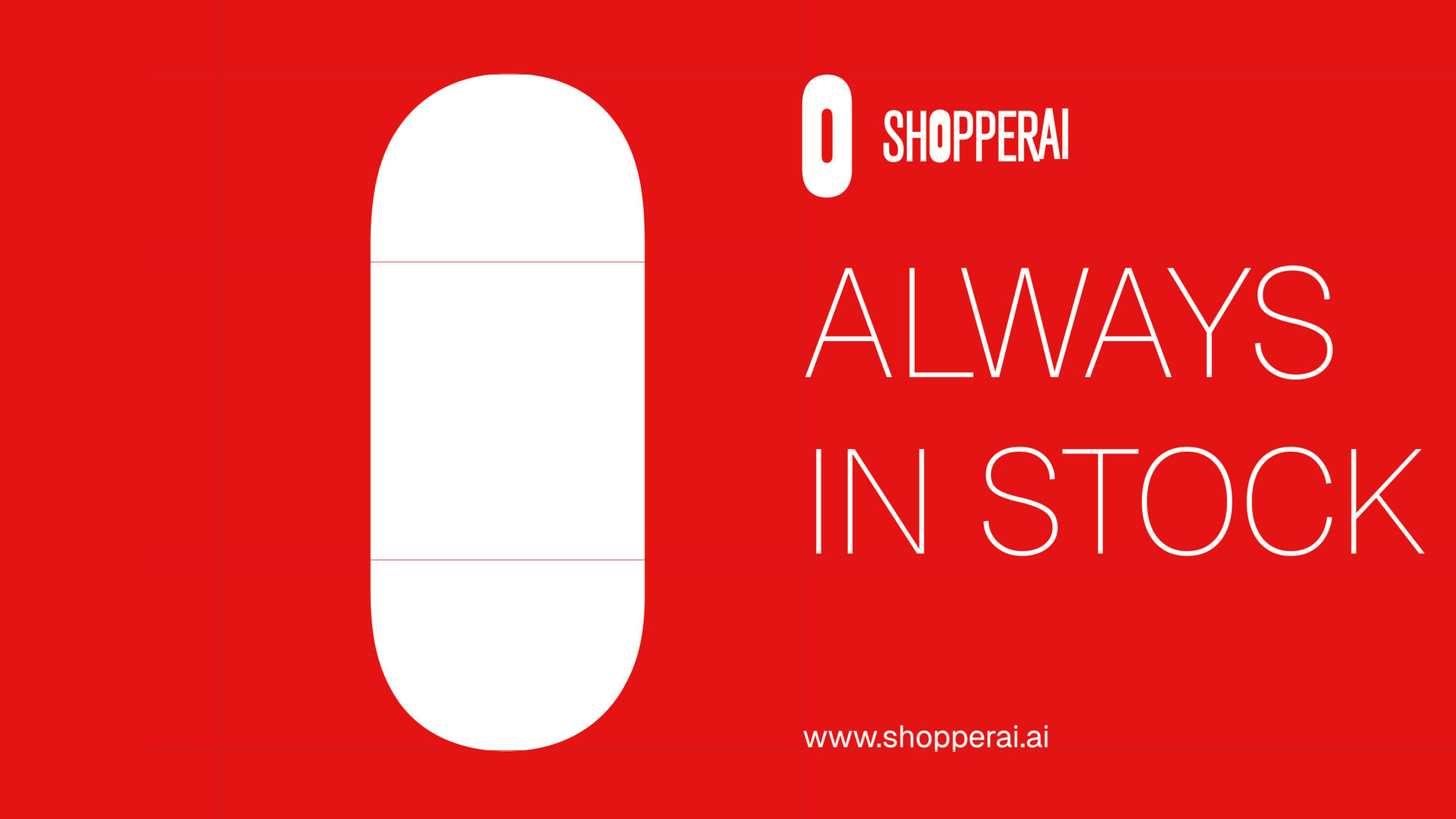 Brand identity system designed for Shopper AI retail technology platform