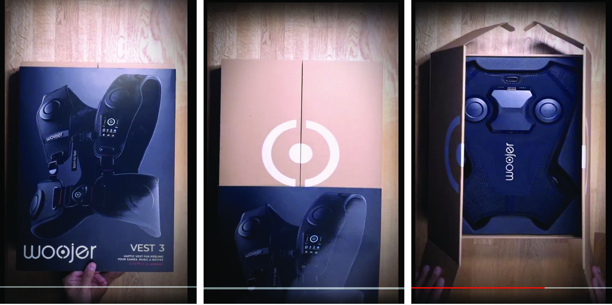 UNBOXING יוצא דופן 1 unboxing video woojer vest 3. package designed by notfromhere ©