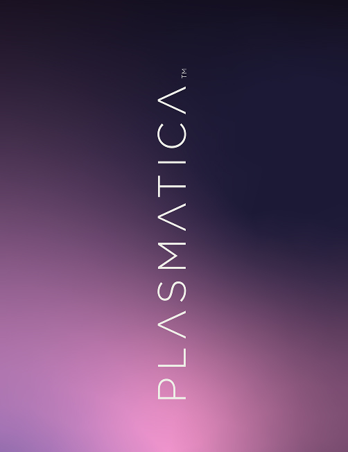 Logo Plasmatica, health care brand